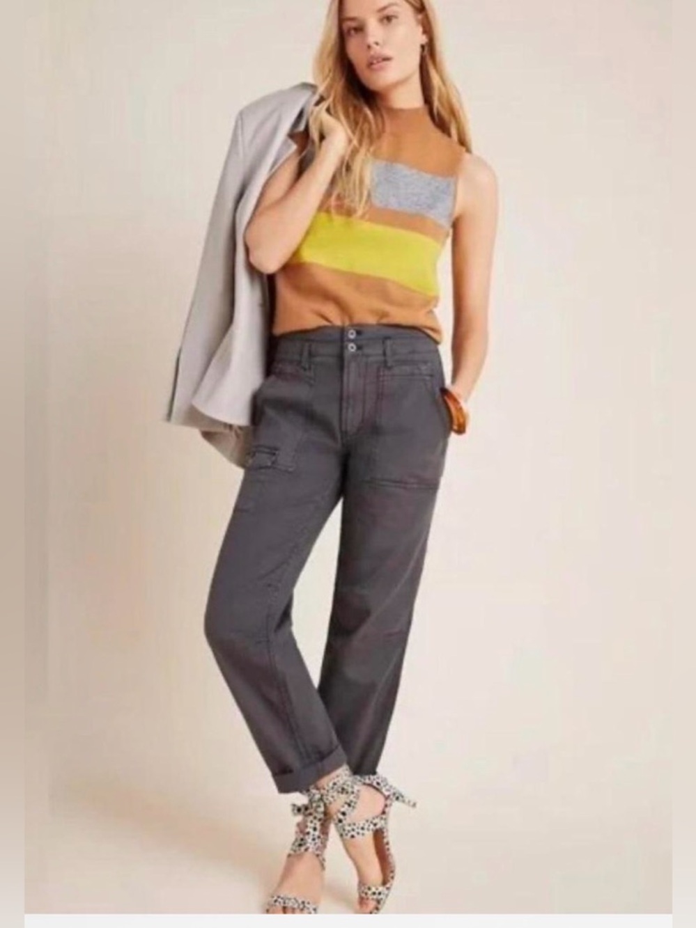 Bundle of 2 Anthropologie Pilcro cargo pants - Picture 14 of 15